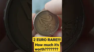 2 EURO ULTRA RARE!!#shorts #money #coinparadise #rarecoins #euro#value#rare #2euro#viral #viralvideo