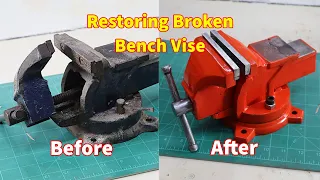 How to Restore a Broken Bench Vise