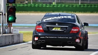 C63 AMG Black Series BRUTAL DOWNSHIFTS