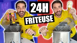 Je CUISINE avec une FRITEUSE PENDANT 24H (une journée dans mon assiette) - CARL IS COOKING