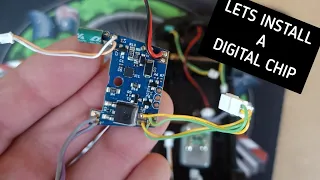 how to install a Carrera Digital slot car chip. It's so easy even I can do it.