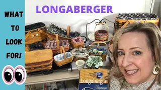 Longaberger baskets pottery & wrought Iron - What to look for when thrifting & reselling