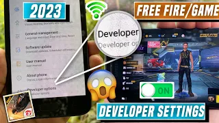 😍Best Developer Settings For Free Fire [ 2023 ] | Best Developers Settings For Gaming|Developer Mode