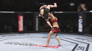 Rose Namajunas vs Zhang Weili - Full Fight - EA Sports UFC 4