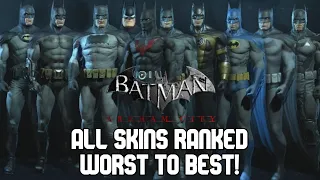 Batman Arkham City All Skins RANKED Worst to Best!