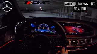 2021 Mercedes Benz AMG GLE 53 4MATIC Turbo | 4K 60FPS | POV Night Test Drive | Binaural audio