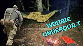 Hammock Camping Using A Woobie As an Under quilt
