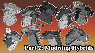 Speedpaint - All Wings of Fire Dragons Part 2 Mudwings