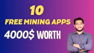 10 Free Bitcoin/Crypto Mining Apps Tutorial || Real Mining Apps