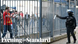 Liverpool fans locked out of Champions League final and ‘tear-gassed’ by French police