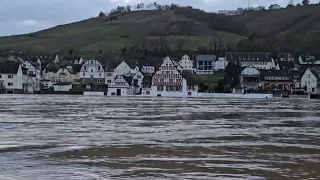 Hochwasser in Zell am 04.01.2024