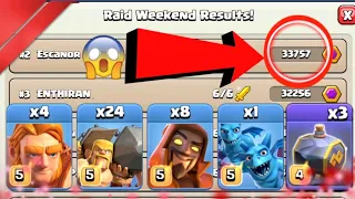 Graveyard, giant ,wizard, Attack Strategy | Spam Attack | Clan Capital Raid Weekend | COC Sundar