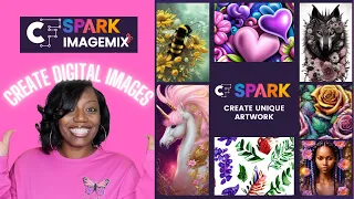 How to create your own DIGITAL IMAGES w/ CREATIVE FABRICA: CF SPARK PLUGIN EXTENSION | GAME CHANGER