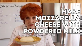 Make Mozzarella Cheese with Powdered Milk