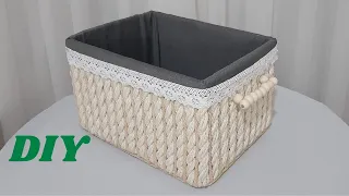 I SAW IT IN AN EXPENSIVE STORE AND MADE ITSELF FROM BOXES 💥IDEA STORAGE BASKET