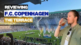 Reviewing F.C Copenhagen hospitality inside The Terrace 🎉 ⚽️