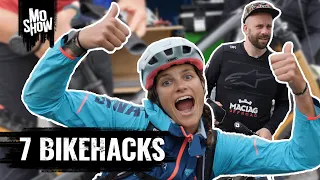 7 Bike Hacks 🚲  - MTB Lifehacks die Du kennen musst 😵 ⚠️ | MO Show