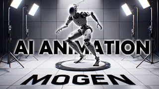 This AI generates 3D Motion capture Animation! (MoGen's AI Animation)