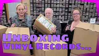 Unboxing Brand New Vinyl Records & Toys in the Record Store