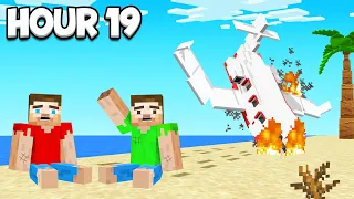 Surviving a PLANE CRASH in Minecraft!