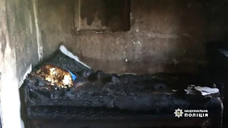 Поліцейські встановлюють обставини пожежі, в якій загинули четверо малолітніх дітей