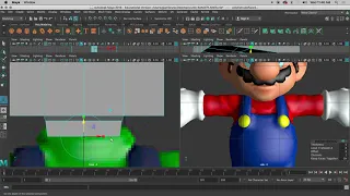 LUIGI: part 1, Body, Legs, & Arms; Lecture, Digital 3D Modeling & Animation