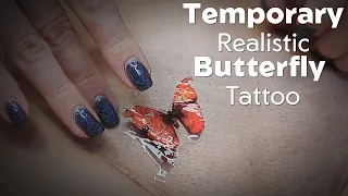 Discovering the Beauty of Butterflies through Temporary Tattoos! 🦋✨