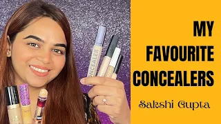 My favourite Concealers!  Drugstore to High End |  Which concealer I use on clients | #sakshigupta