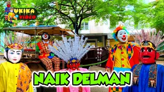 BADUT NAIK DELMAN🤡 ONDEL ONDEL LUCU