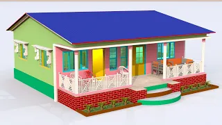 Tin Shade Home Design | 4 Rooms Tin Roof Village House Plan | घर का नक्शा गांव के लिए