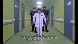 Akira: Tetsuo explodes hospital workers