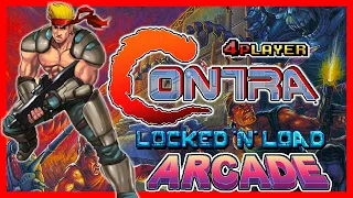 Contra Locked & Loaded Arcade Mode Bootleg 4Players Co-Op + Download OpenBOR Cheatrun [046]