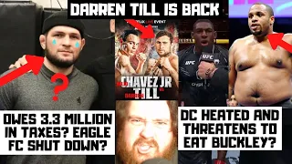 Khabib Tax Fraud? Buckley & DC In A HEATED Beef? Darren Till Returns? MMA News Reaction