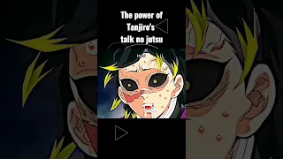 The power of Tanjiro's talk no jutsu | #shorts #demonslayer