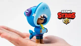 Making Brawl Stars SHARK LEON 🦈: New Skin Clay Art