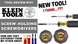 Klein Screw Holding Screwdrivers STOP Dropping those Screws! #tools #klein #maintenance #electrical