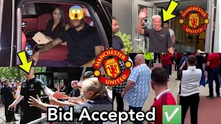 It's done! ✅ Bid Accepted! 🎯Man United took everyone by suprise! Fans celebrate