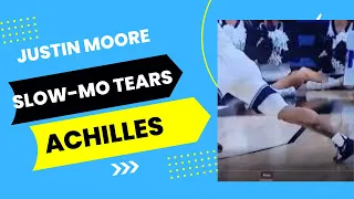 Justin Moore Achilles Tendon Rupture. Slow motion with explanation on recovery and rehab.