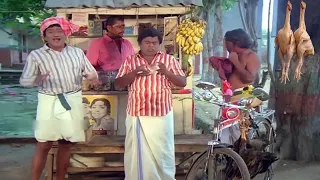முன்னாடி ரெண்டு தொங்குதே கோழி அது யாருது?🧐சைக்கிள் ஓட கோழி போன பரவாலியா😂 #Senthil #Ramarajan #Comedy