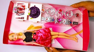 Sparkle Girl Amazon Barbie Doll Set Unboxing And Review | Pink Barbie Set Unboxing | Hungry Chef