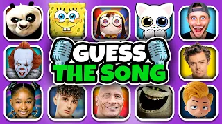 Guess Who's Singing! 💖🎶🌟 Salish Matter, Lay Lay, MrBeast, Kungfu Panda 4, The Rock, Spongebob