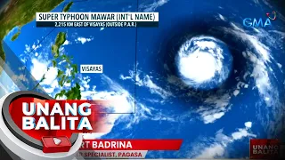 ST Mawar maaaring pang lumakas pero maliit pa ang tsansang mag-landfall sa Pilipinas - PAGASA | UB