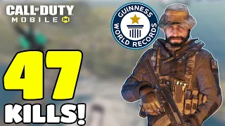 NEW 47 KILLS "BRAZILIAN RECORD" in Call of Duty Mobile Battle Royale! - Duo vs Squads (Season 5)