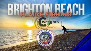 PLAICE Fishing At BRIGHTON BEACH | I caught a SPOTLESS PLAICE! - Sea Fishing UK
