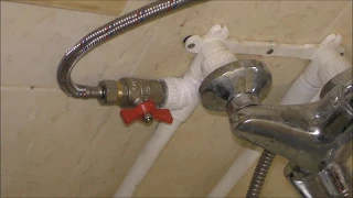 Подключение бойлера на полипропиленовые трубы водопровода