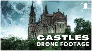 Castles drone video | Famous Castles | Relaxing Music | Aerial Nature Footage