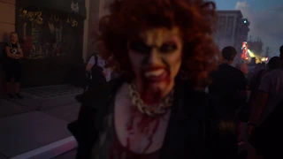 Vamp '85 New Years Eve   Halloween Horror Nights 28 Scare Zone Highlight