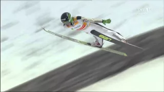 PETER PREVC VIKERSUND GIANT HILL! DANGEROUS CRASH