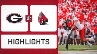 SEC Football: Georgia vs. Ball State Highlights