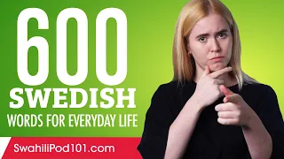 600 Swedish Words for Everyday Life - Basic Vocabulary #30